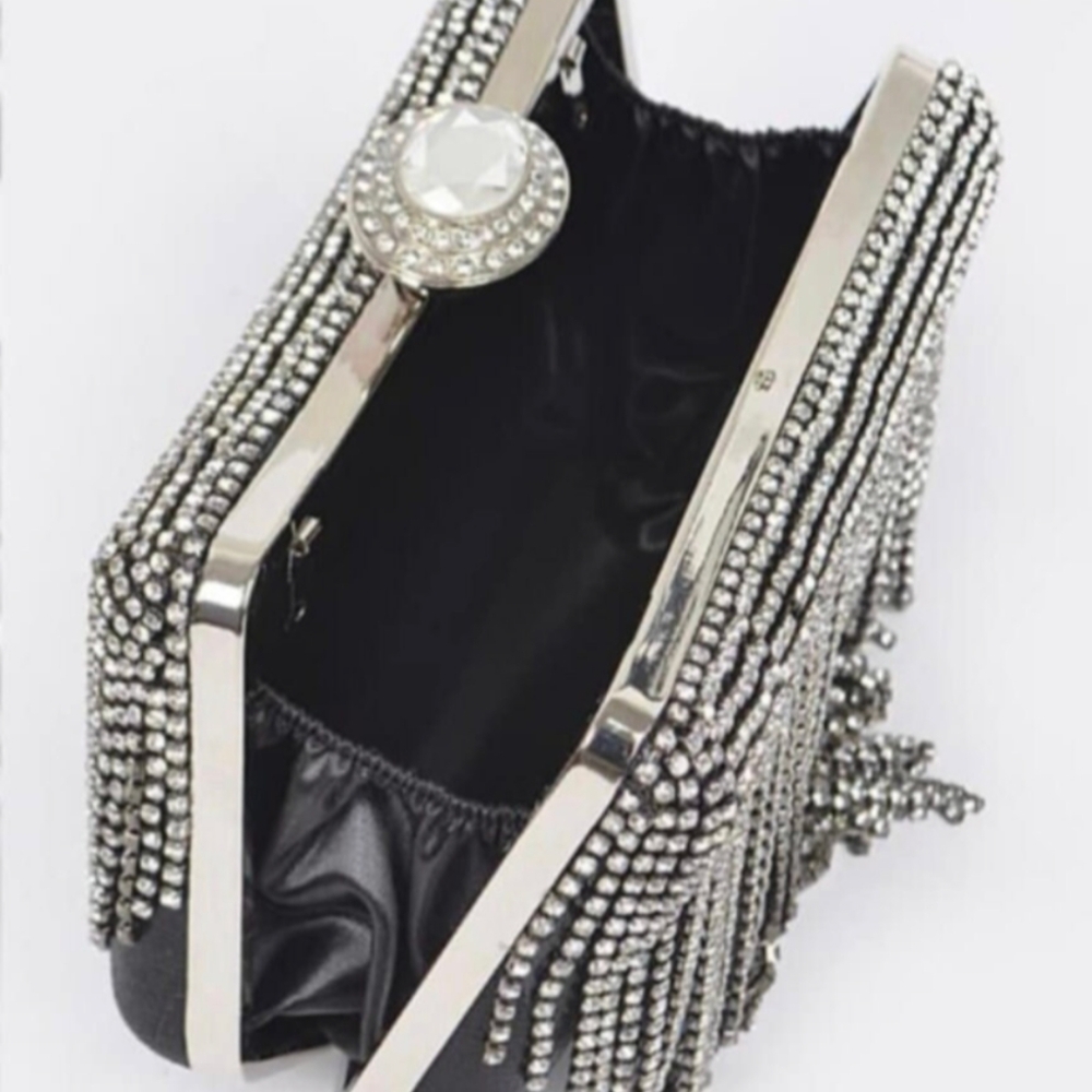 Beautiful Our Rhinestones Box Clutch - Picture 2 of 6